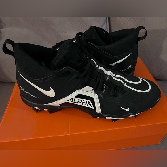 Nike Shoes Nike Black White Football Cleats Poshmark